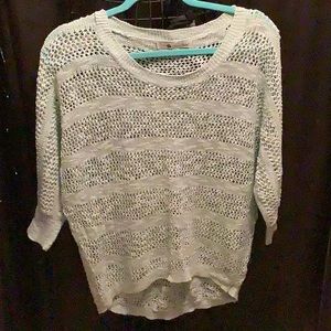 Shrinking Violet Mint green knit sweater 🌸🌸